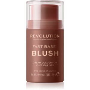 Makeup Revolution Fast Base balsam tonic pentru buze si obraji culoare Mauve 14 g-Țena