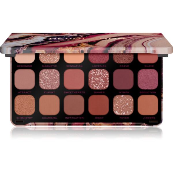 Makeup Revolution Forever Flawless paleta farduri de ochi culoare 18 x 1.1 g-ro