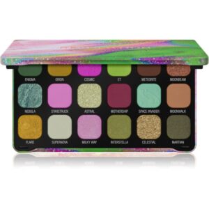 Makeup Revolution Forever Flawless paleta farduri de ochi culoare Astro Nova Green 18x1.1 g-Țena