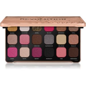 Makeup Revolution Forever Flawless paleta farduri de ochi culoare Bare Pink 18 x 1.1 g-ro