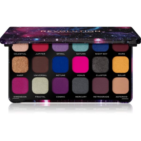 Makeup Revolution Forever Flawless paleta farduri de ochi culoare Constellation 18 x 1.1 g-ro