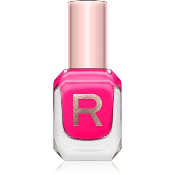 Makeup Revolution High Gloss lac pentru unghii foarte opac lucios culoare Party 10 ml-Țena