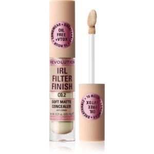 Makeup Revolution IRL Filter anticearcan cu efect de lunga durata acoperire completa culoare C0.2 6 g-ro