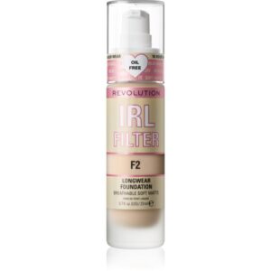 Makeup Revolution IRL Filter machiaj matifiant de lungă durată culoare F2 23 ml-ro