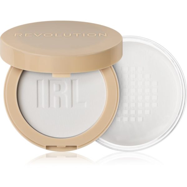 Makeup Revolution IRL Filter pudra matuire 2 in 1 culoare Translucent 13 g-ro