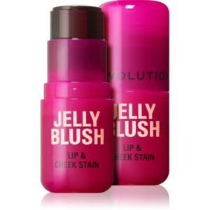 Makeup Revolution Jelly Blush blush stick buze si obraz culoare Cherry Red 5.5 g-Țena