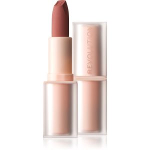 Makeup Revolution Lip Allure Soft Satin Lipstick ruj cremos cu finisaj satinat culoare Brunch Pink Nude 3