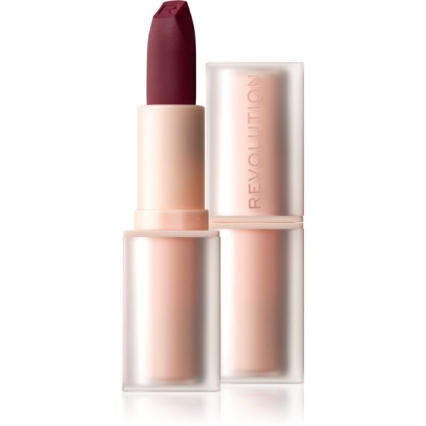 Makeup Revolution Lip Allure Soft Satin Lipstick ruj cremos cu finisaj satinat culoare Rosewood 3.2 g-ro