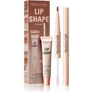 Makeup Revolution Lip Shape Kit set îngrijire buze culoare Brown Nude 1 buc-ro