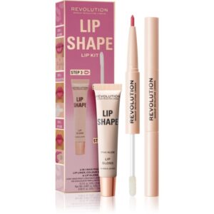 Makeup Revolution Lip Shape Kit set îngrijire buze culoare Pink Nude 1 buc-ro