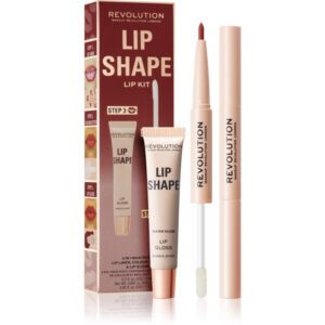 Makeup Revolution Lip Shape Kit set îngrijire buze culoare Warm Nude 1 buc-ro