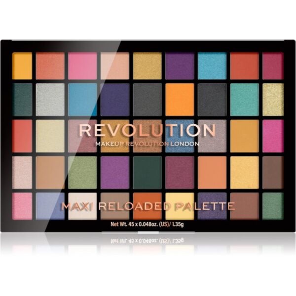 Makeup Revolution Maxi Reloaded Palette palata de culori culoare Dream Big 45x1.35 g-ro
