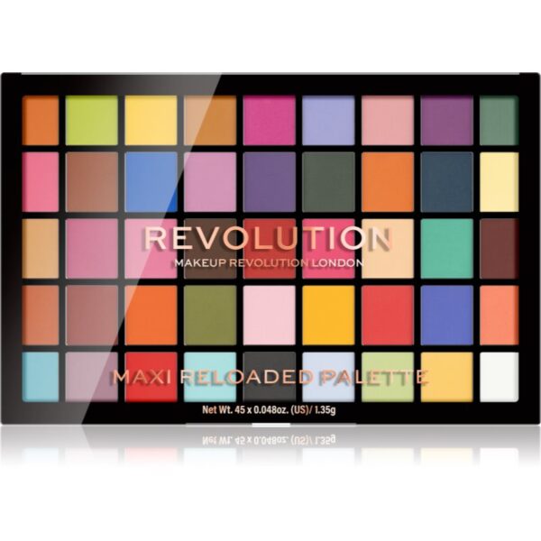 Makeup Revolution Maxi Reloaded Palette palata de culori culoare Monster Mattes 45x1.35 g-ro