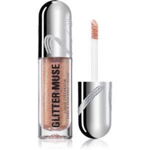 Makeup Revolution Metallic Muse Glitter Muse farduri de ochi lichide cu sclipici culoare Gold 3.5 ml-ro