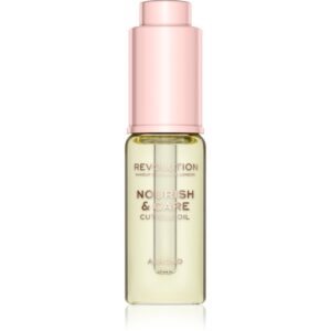 Makeup Revolution Nourish & Care tratament intensiv pentru unghii și cuticule uscate cu ulei de migdale 15 ml-Țena