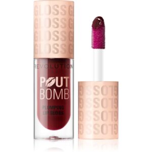Makeup Revolution Pout Bomb lip gloss cu efect de crestere culoare Jelly Berry Mauve 4.6 ml-ro