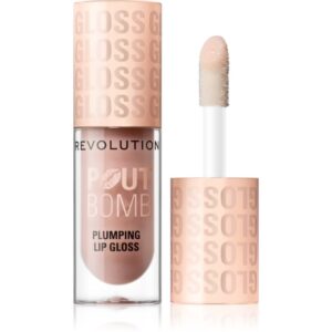 Makeup Revolution Pout Bomb lip gloss cu efect de crestere culoare Milky Sheer Holo 4.6 ml-ro