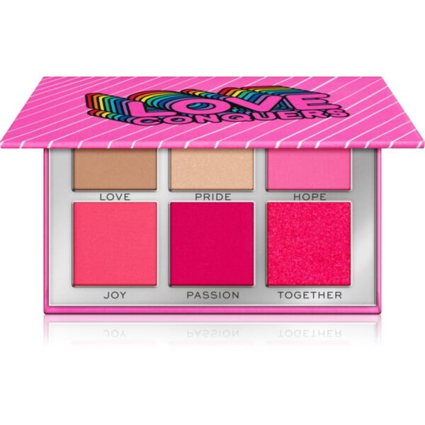 Makeup Revolution Power Shadow Palette paletă cu farduri de ochi culoare Love Conquers 6