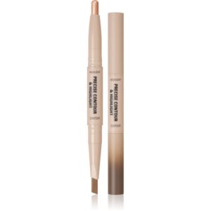 Makeup Revolution Precise Contour & Highlight baton pentru dublu contur culoare Medium 1.45 g-ro