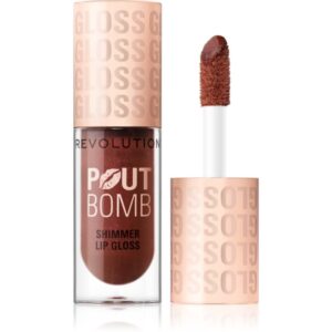 Makeup Revolution Shimmer Gloss Luciu de Buze sclipitor culoare Chocolate Sparkle 4.5 ml-ro
