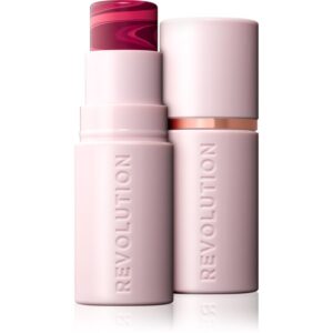 Makeup Revolution Skin Silk Blush Stick blush cremos stick culoare Berry Pink Marble 4.5 g-Țena