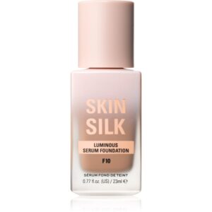 Makeup Revolution Skin Silk Serum Foundation Machiaj usor cu efect de luminozitate culoare F10 23 ml-Țena