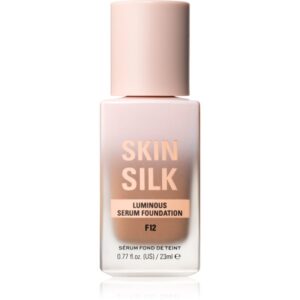 Makeup Revolution Skin Silk Serum Foundation Machiaj usor cu efect de luminozitate culoare F12 23 ml-Țena