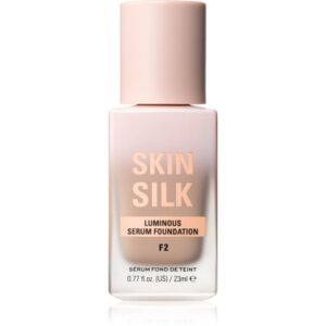 Makeup Revolution Skin Silk Serum Foundation Machiaj usor cu efect de luminozitate culoare F2 23 ml-ro