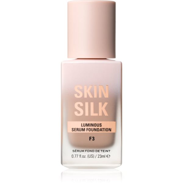 Makeup Revolution Skin Silk Serum Foundation Machiaj usor cu efect de luminozitate culoare F3 23 ml-ro