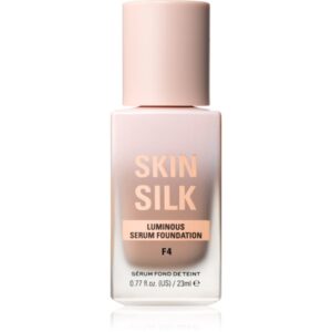 Makeup Revolution Skin Silk Serum Foundation Machiaj usor cu efect de luminozitate culoare F4 23 ml-ro