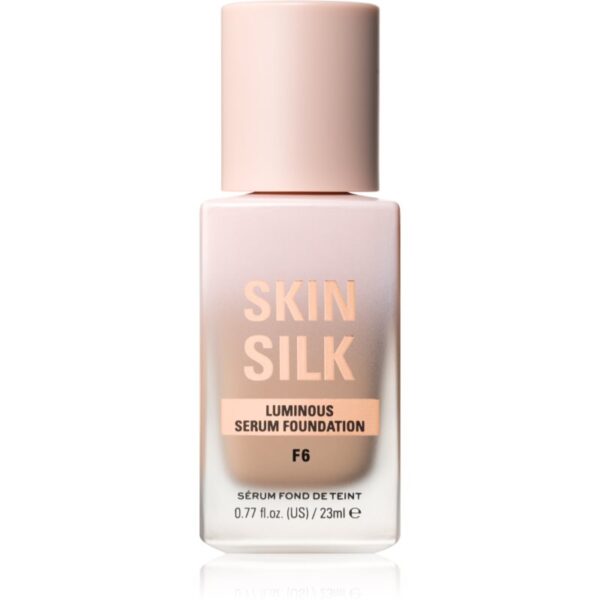 Makeup Revolution Skin Silk Serum Foundation Machiaj usor cu efect de luminozitate culoare F6 23 ml-ro