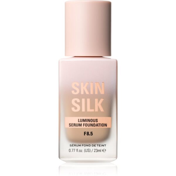 Makeup Revolution Skin Silk Serum Foundation Machiaj usor cu efect de luminozitate culoare F8.5 23 ml-ro
