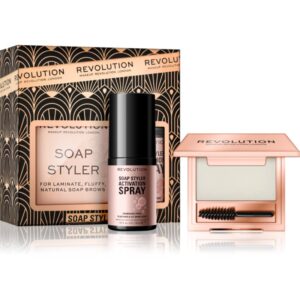 Makeup Revolution Soap Styler kit pentru sprâncene ediție cadou culoare Transparent-Țena