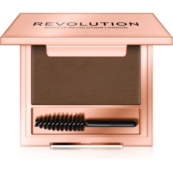 Makeup Revolution Soap Styler săpun solid pentru sprâncene culoare Brown 5 g-ro