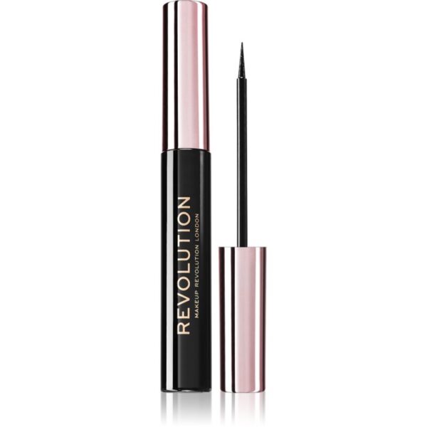 Makeup Revolution Super Flick tus de ochi culoare Black 4.5 ml-Țena