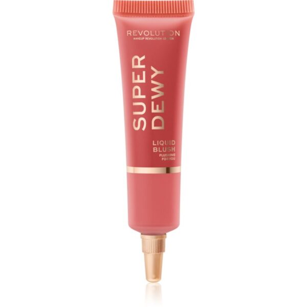 Makeup Revolution Superdewy fard de obraz lichid culoare Flushing For You 15 ml-ro
