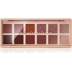 Makeup Revolution The Icon Palette paletă cu farduri de ochi culoare The True Icon Bronze Palette 12x0.7 g-Țena