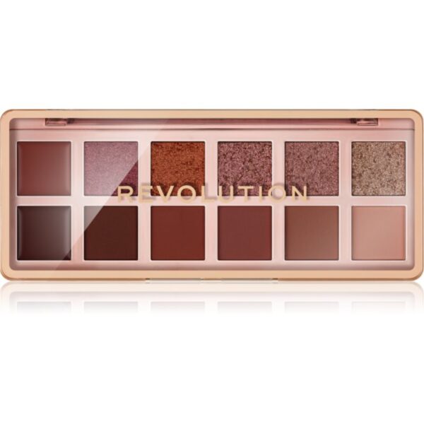 Makeup Revolution The Icon Palette paletă cu farduri de ochi culoare The True Icon Bronze Palette 12x0.7 g-Țena