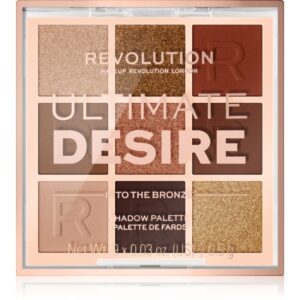 Makeup Revolution Ultimate Desire paletă cu farduri de ochi culoare Into The Bronze 8
