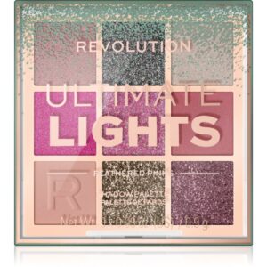 Makeup Revolution Ultimate Lights paletă cu farduri de ochi culoare Pinks 8