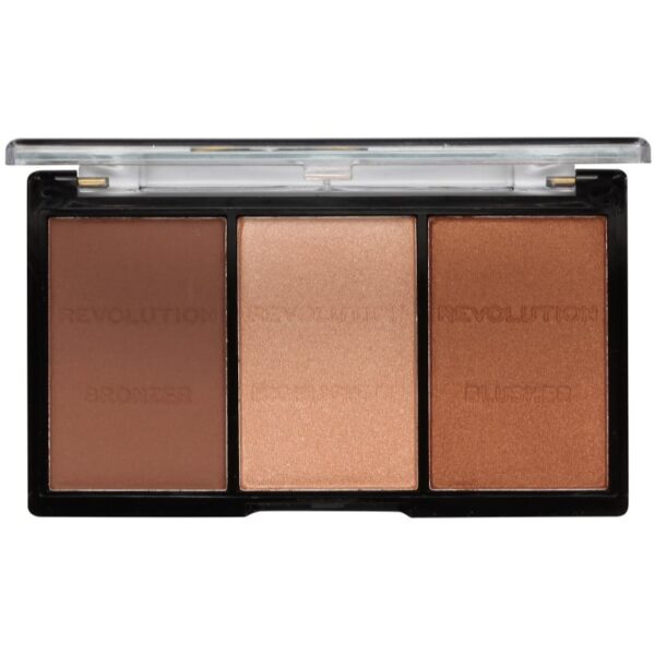 Makeup Revolution Ultra Sculpt & Contour paleta pentru contur facial culoare 04 Ultra Ligt/Medium 11 g-ro