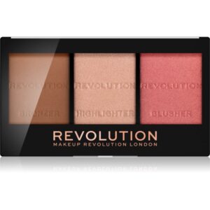 Makeup Revolution Ultra Sculpt & Contour paleta pentru contur facial culoare Ultra Fair C01 11 g-Țena