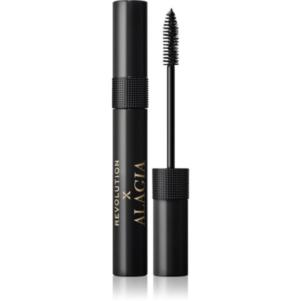 Makeup Revolution X Alagia Fill Fluffy mascara pentru extra volum si curbare culoare Black 10 ml-ro