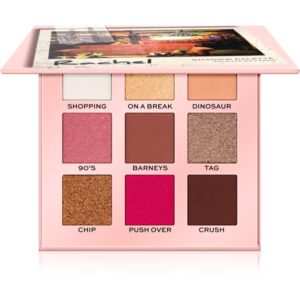 Makeup Revolution X Friends paletă cu farduri de ochi culoare Rachel 9 g-ro