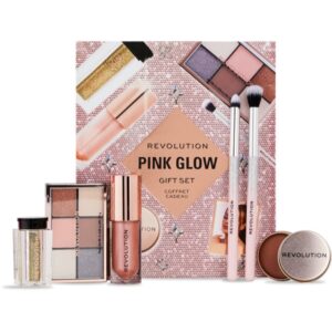 Makeup Revolution Xmass 2024 Pink Glow set cadou faciale-ro