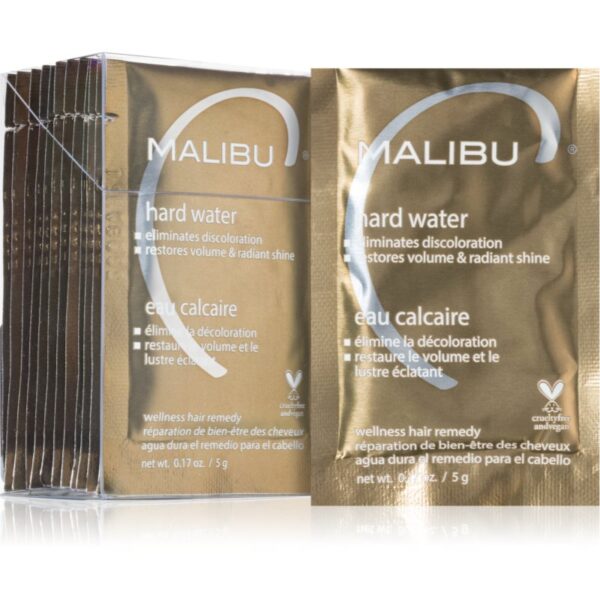 Malibu C Wellness Hair Remedy Hard Water tratament de detoxificare pentru păr 12x5 g-ro