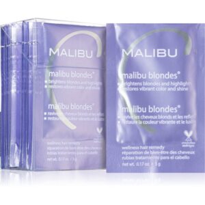 Malibu C Wellness Hair Remedy Malibu Blondes tratament intensiv pentru parul blond cu suvite 12x5 g-Țena
