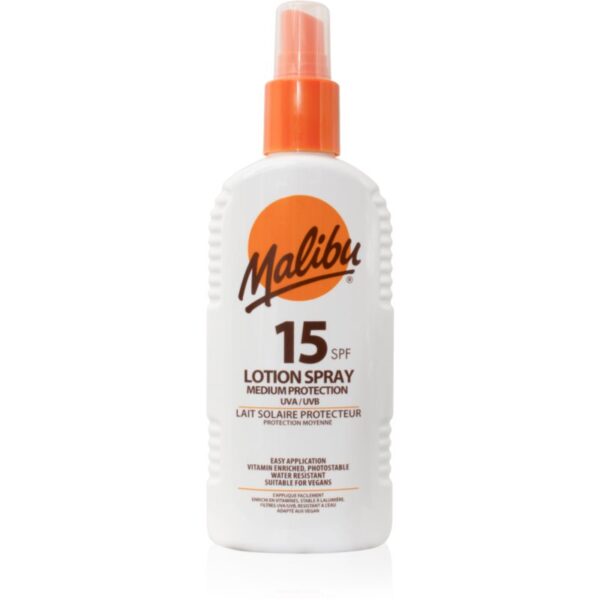 Malibu Lotion Spray Medium Protection spray protector SPF 15 200 ml-ro