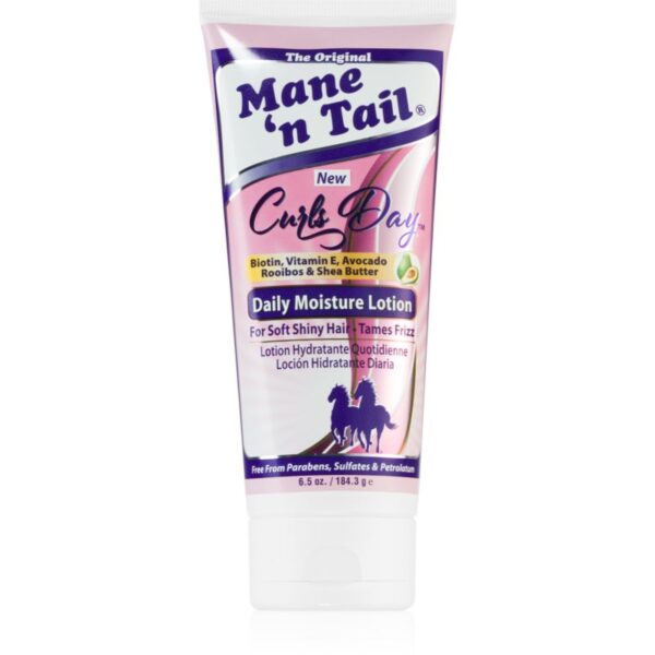 Mane 'N Tail Curls Day Daily Moisture Lotion tratament de hidratare fara clatire pentru par fin 192 ml-ro