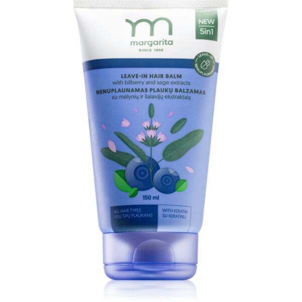 Margarita Leave-in Hair Balm balsam de păr leave-in pentru styling rapid cu keratina 150 ml-Țena